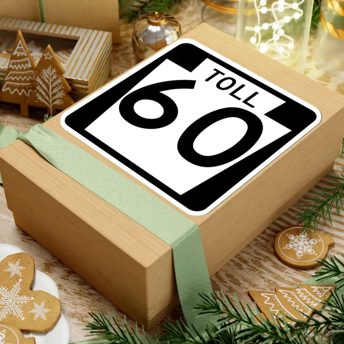 Turnpike-60 (Pennsylvania) (Road Sign) STICKER Vinyl Kiss-Cut Decal - The Sticker Space