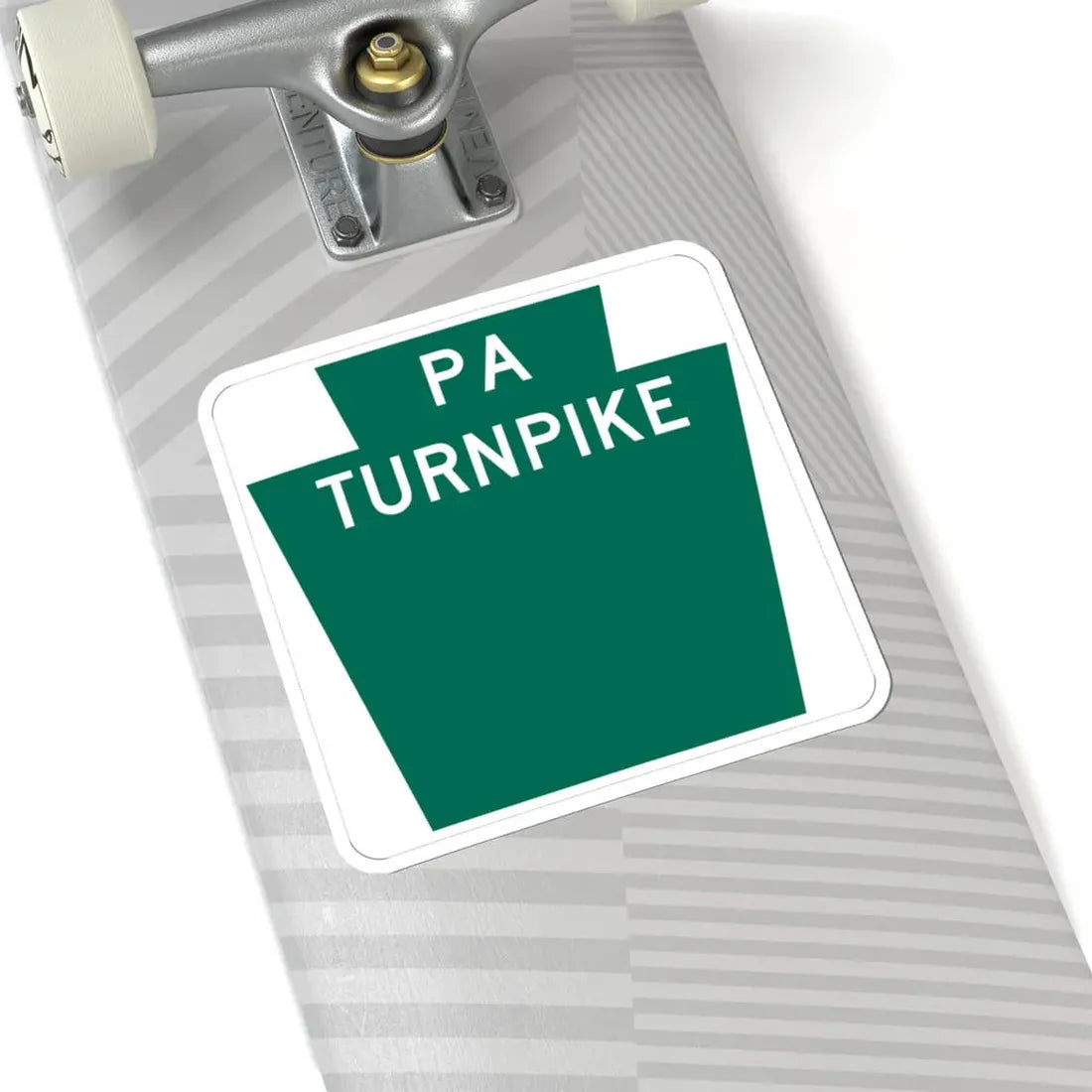 Turnpike-blank (Pennsylvania) (Road Sign) STICKER Vinyl Kiss-Cut Decal - The Sticker Space