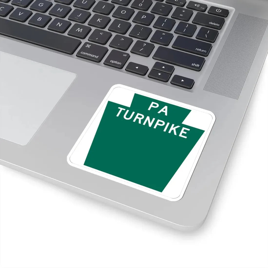 Turnpike-blank (Pennsylvania) (Road Sign) STICKER Vinyl Kiss-Cut Decal - The Sticker Space