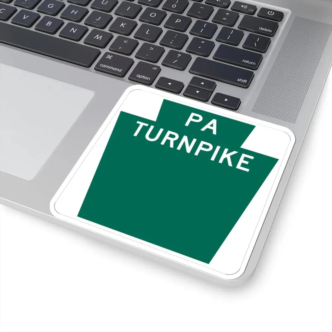 Turnpike-blank (Pennsylvania) (Road Sign) STICKER Vinyl Kiss-Cut Decal - The Sticker Space