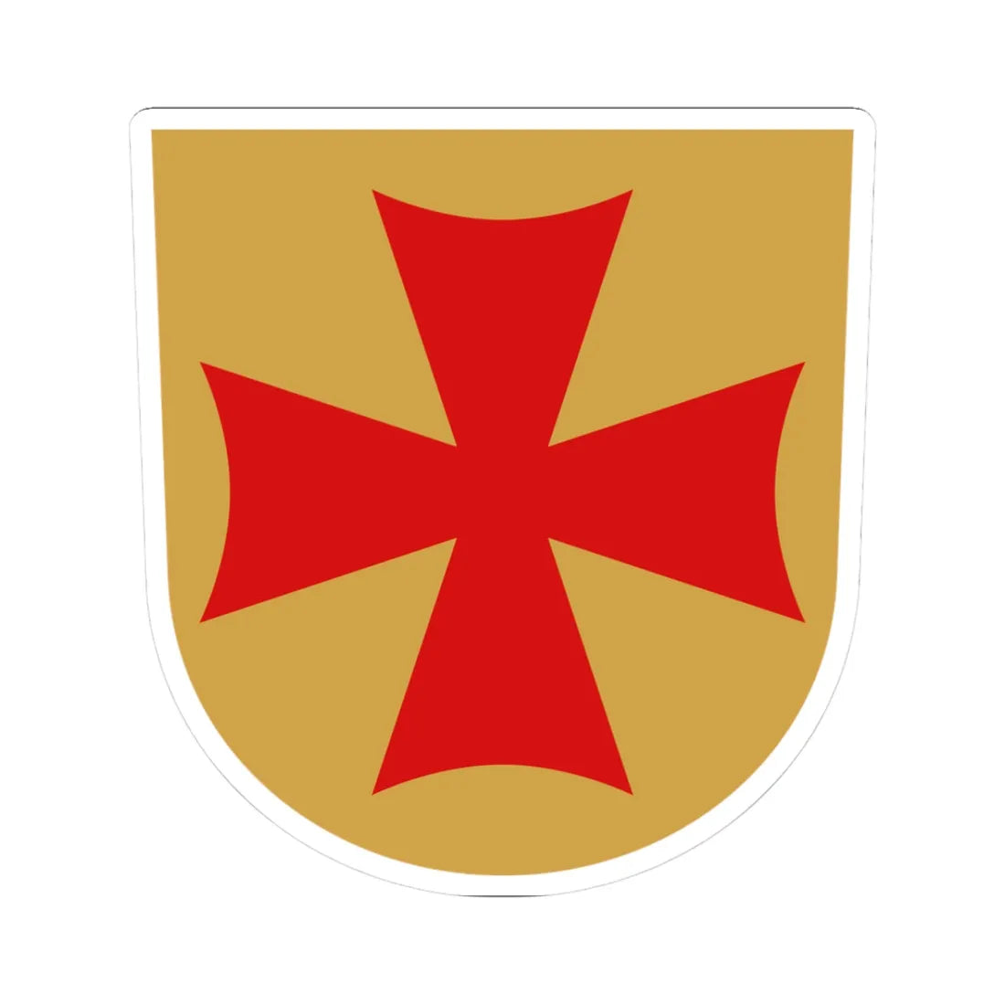 Turun arkkihiippakunta (Finland) (Coat of Arms) STICKER Vinyl Kiss-Cut Decal 3 Inch White - The Sticker Space