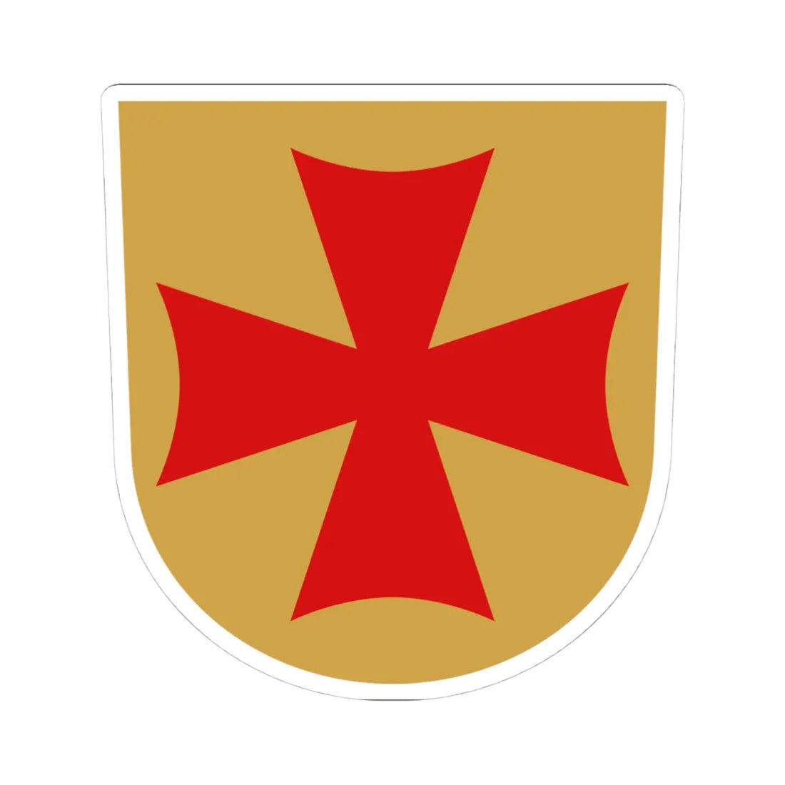 Turun arkkihiippakunta (Finland) (Coat of Arms) STICKER Vinyl Kiss-Cut Decal 4 Inch White - The Sticker Space