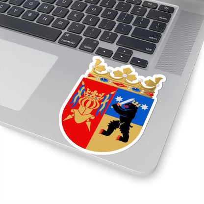 Turun ja Porin lääni.vaakuna (Finland) (Coat of Arms) STICKER Vinyl Kiss-Cut Decal - The Sticker Space