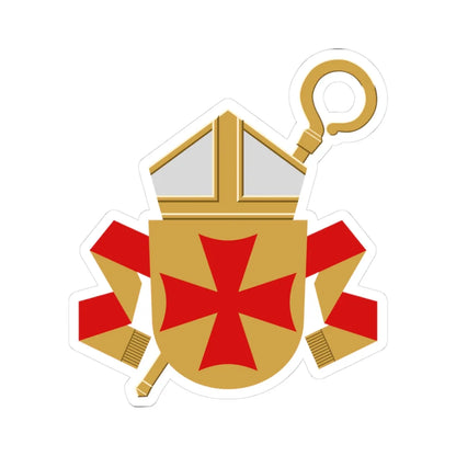 Turun piispan vaakuna (Finland) (Coat of Arms) STICKER Vinyl Kiss-Cut Decal 3 Inch White - The Sticker Space