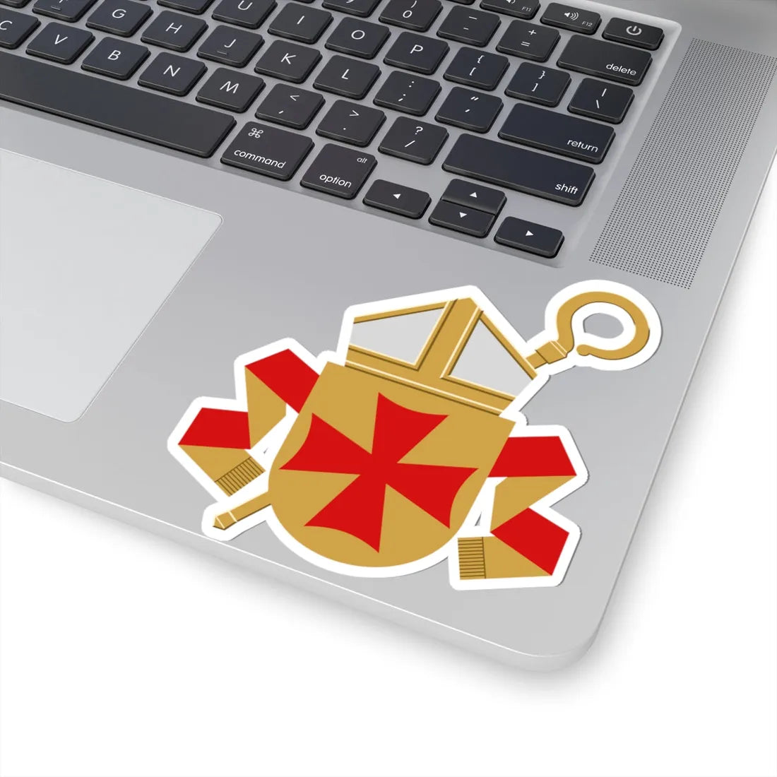 Turun piispan vaakuna (Finland) (Coat of Arms) STICKER Vinyl Kiss-Cut Decal - The Sticker Space