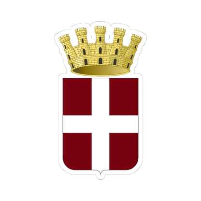 Tuscania-Stemma corretto (Italy) (Coat of Arms) STICKER Vinyl Kiss-Cut Decal 4 Inch White - The Sticker Space