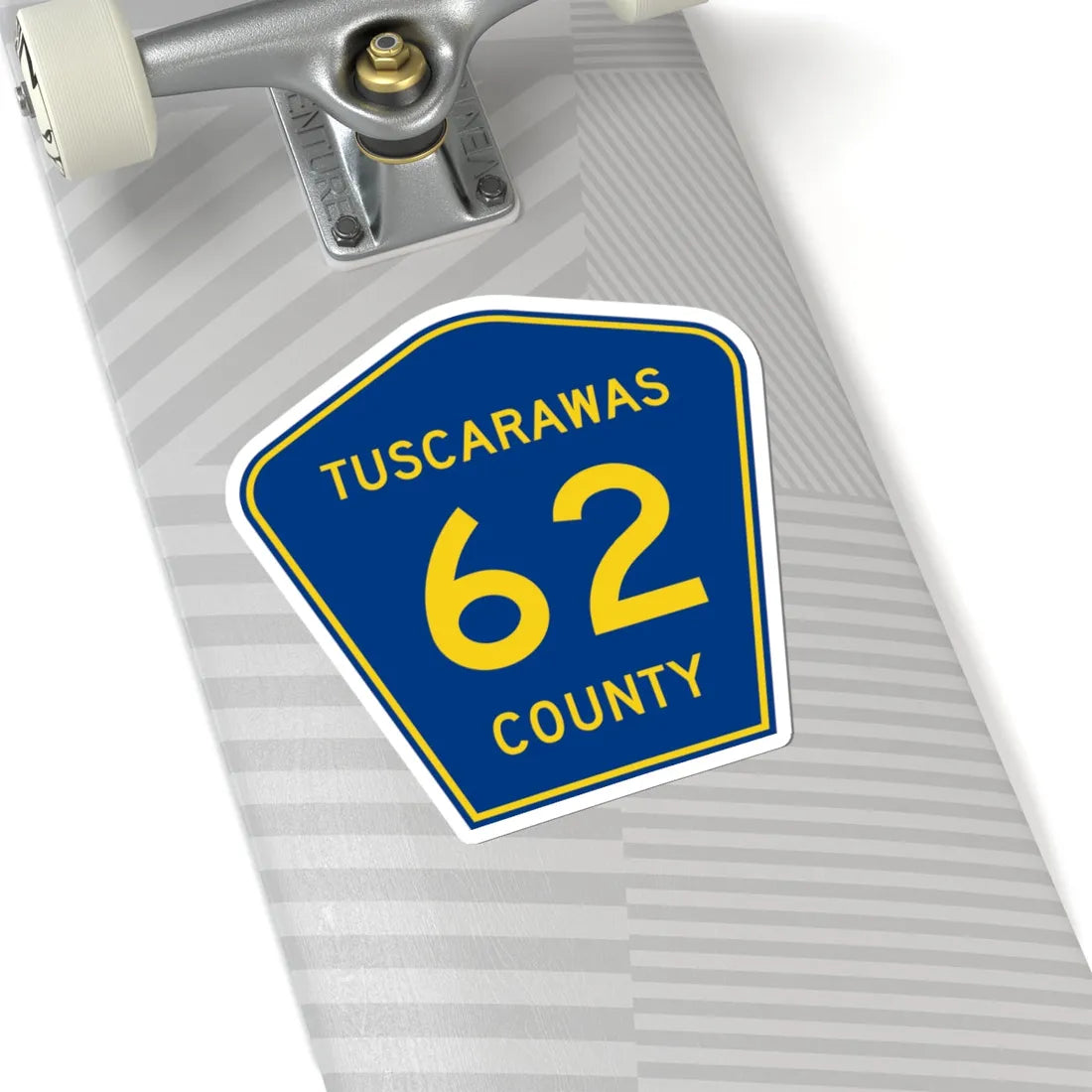Tuscarawas County 62 (Ohio) (Road Sign) STICKER Vinyl Kiss-Cut Decal - The Sticker Space