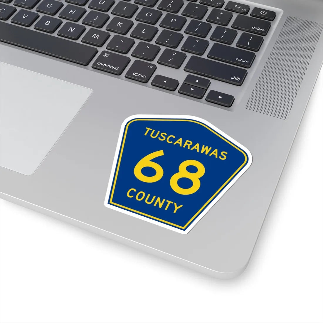 Tuscarawas County 68 (Ohio) (Road Sign) STICKER Vinyl Kiss-Cut Decal - The Sticker Space