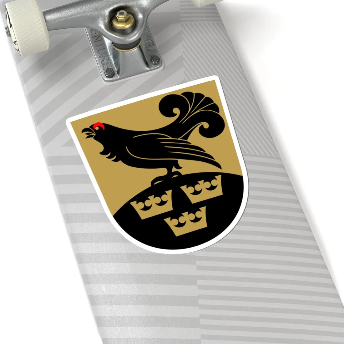 Tuusniemi.vaakuna (Finland) (Coat of Arms) STICKER Vinyl Kiss-Cut Decal - The Sticker Space