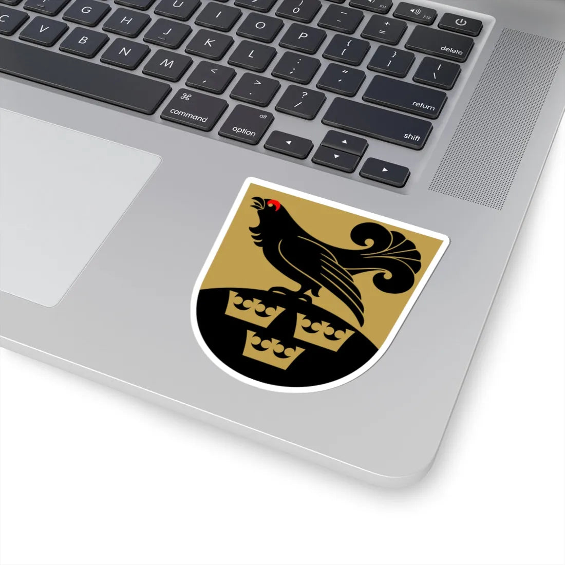 Tuusniemi.vaakuna (Finland) (Coat of Arms) STICKER Vinyl Kiss-Cut Decal - The Sticker Space