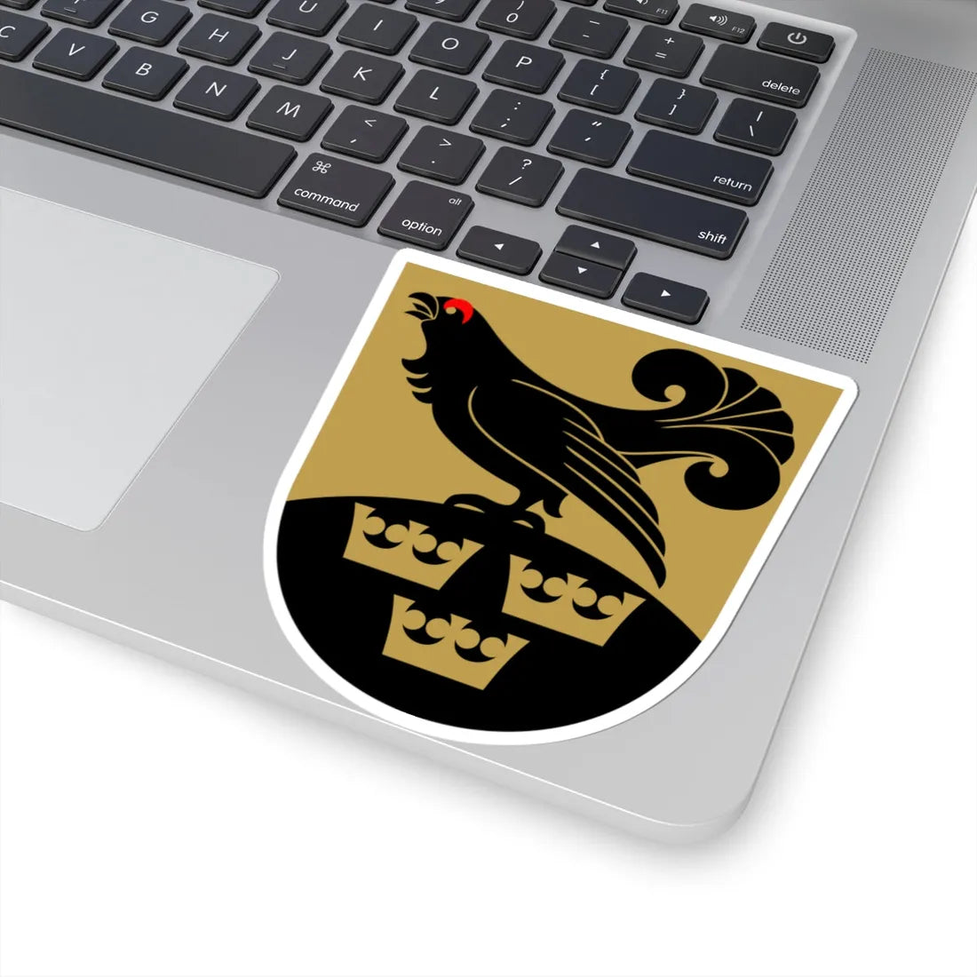 Tuusniemi.vaakuna (Finland) (Coat of Arms) STICKER Vinyl Kiss-Cut Decal - The Sticker Space