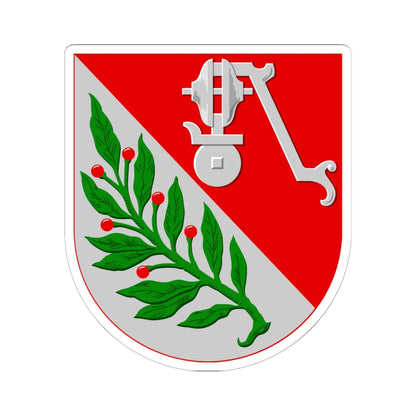 Tuusula.vaakuna (Finland) (Coat of Arms) STICKER Vinyl Kiss-Cut Decal 6 Inch White - The Sticker Space