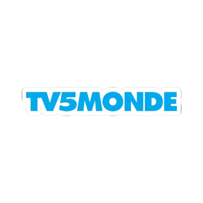 TV5Monde (Logo) STICKER Vinyl Kiss-Cut Decal 2 Inch White - The Sticker Space