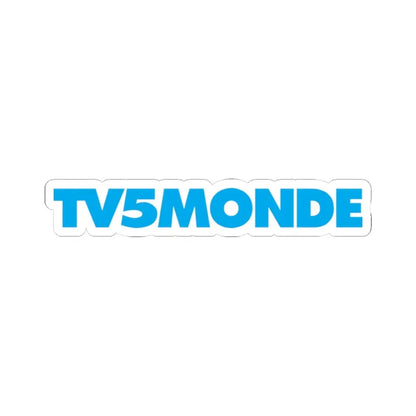 TV5Monde (Logo) STICKER Vinyl Kiss-Cut Decal 3 Inch White - The Sticker Space