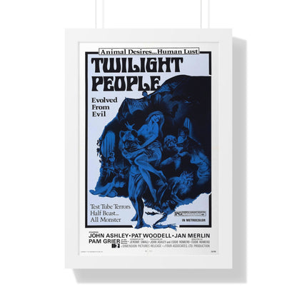 TWILIGHT PEOPLE 1972 - Framed Movie Poster-16″ x 24″-The Sticker Space