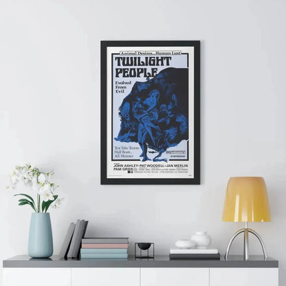 TWILIGHT PEOPLE 1972 - Framed Movie Poster - The Sticker Space