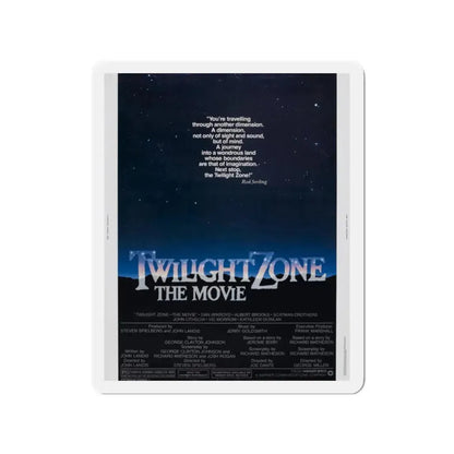 TWILIGHT ZONE THE MOVIE 1983 Movie Poster - Refrigerator Magnet 2 Inch Die-Cut - The Sticker Space
