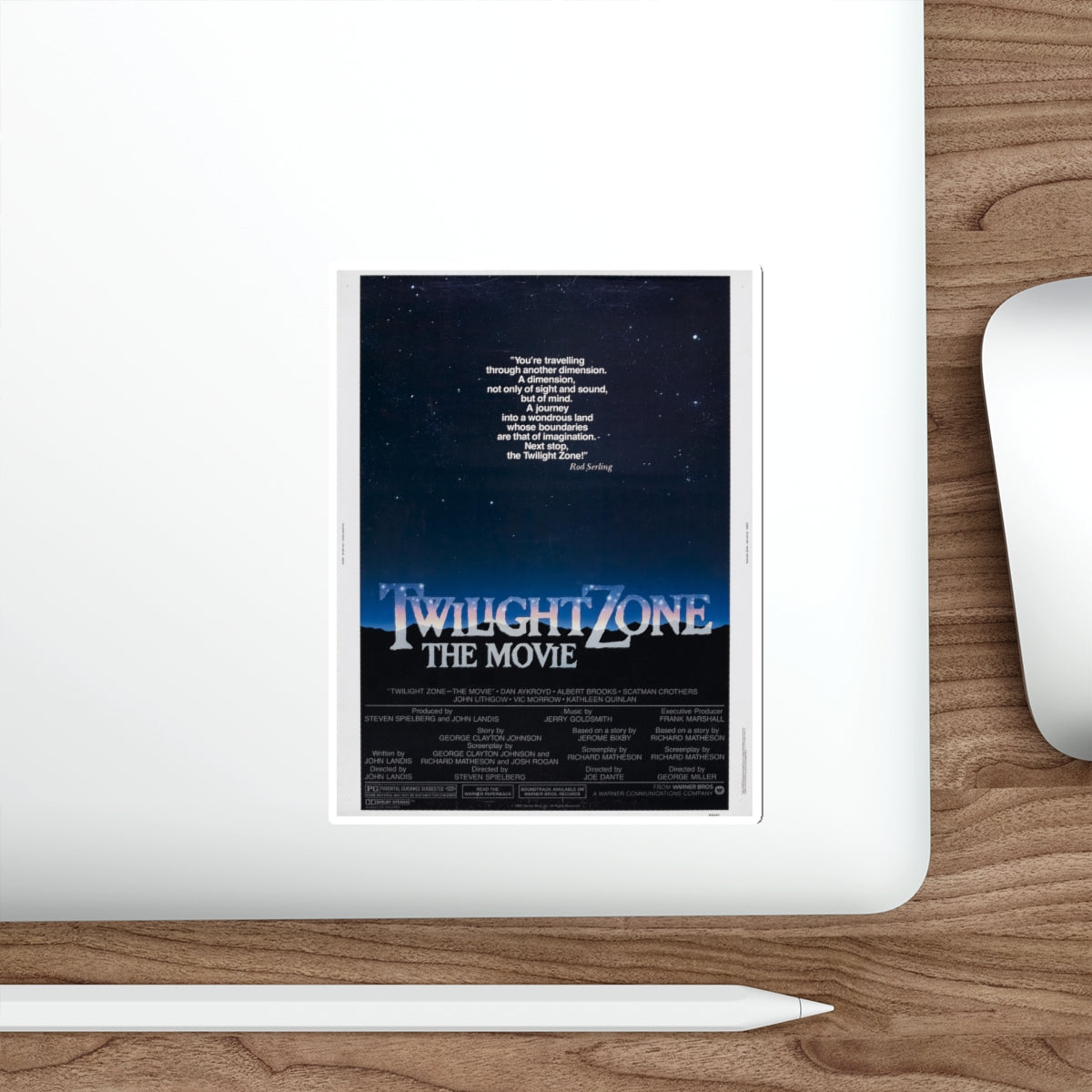 TWILIGHT ZONE THE MOVIE 1983 Movie Poster STICKER Vinyl Die-Cut Decal-The Sticker Space