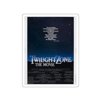 TWILIGHT ZONE THE MOVIE 1983 Movie Poster STICKER Vinyl Die-Cut Decal 3 Inch - The Sticker Space
