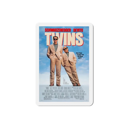 Twins 1988 Movie Poster Refrigerator Magnet 2 Inch - The Sticker Space