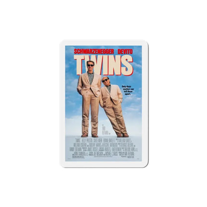Twins 1988 Movie Poster Refrigerator Magnet 3 Inch - The Sticker Space
