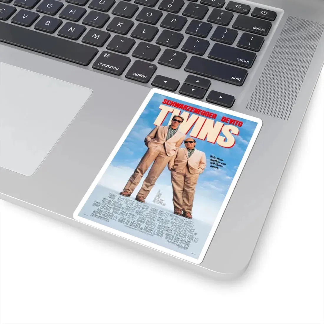 Twins 1988 Movie Poster - STICKER Vinyl Kiss-Cut Decal - The Sticker Space