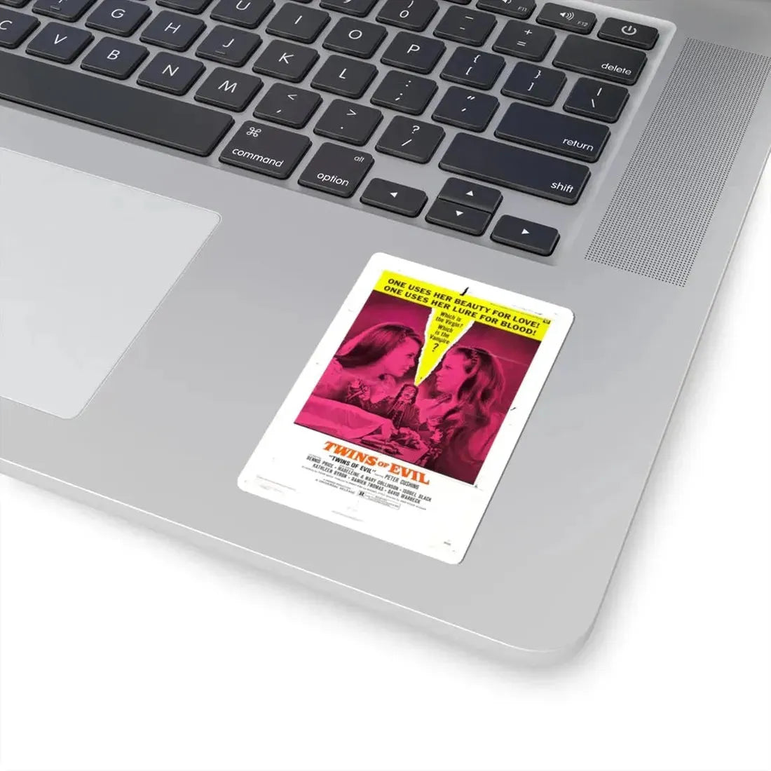 TWINS OF EVIL 1971 Movie Poster - STICKER Vinyl Kiss-Cut Decal - The Sticker Space