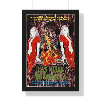 TWINS OF EVIL (2) 1971 - Framed Movie Poster 16″ x 24″ Black - The Sticker Space