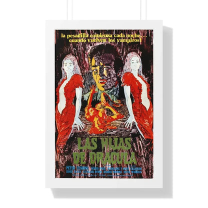 TWINS OF EVIL (2) 1971 - Framed Movie Poster 16″ x 24″ White - The Sticker Space