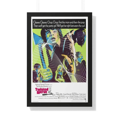 TWISTED NERVE 1968 - Framed Movie Poster 20" x 30" Black - The Sticker Space