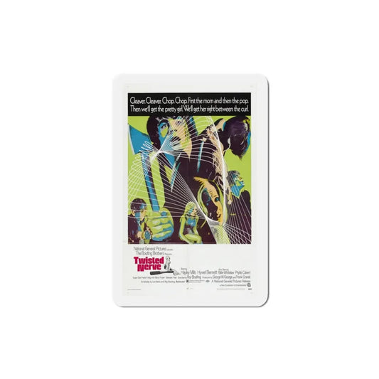 Twisted Nerve 1969 Movie Poster Refrigerator Magnet 3 Inch - The Sticker Space