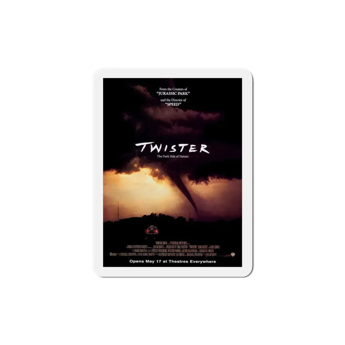 Twister 1996 Movie Poster Refrigerator Magnet 5 Inch - The Sticker Space