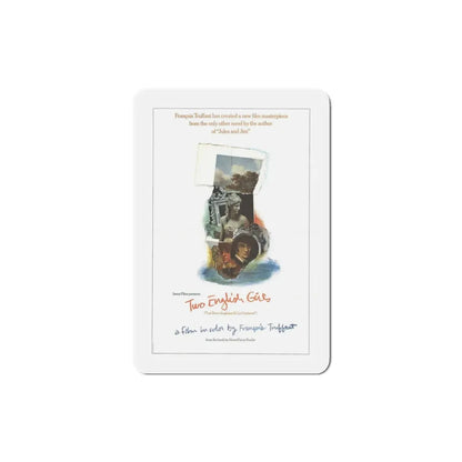 Two English Girls 1972 Movie Poster Refrigerator Magnet 3 Inch - The Sticker Space