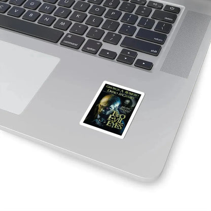 TWO EVIL EYES 1990 Movie Poster - STICKER Vinyl Kiss-Cut Decal - The Sticker Space