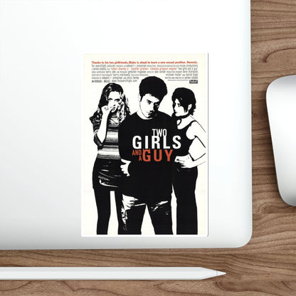 Two Girls and a Guy 1998 Movie Poster STICKER Vinyl Die-Cut Decal-The Sticker Space