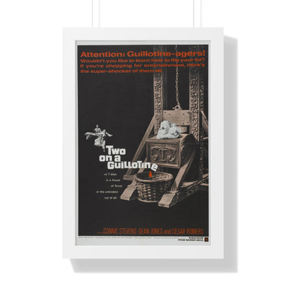 TWO ON A GUILLOTINE 1965 - Framed Movie Poster-16″ x 24″-The Sticker Space