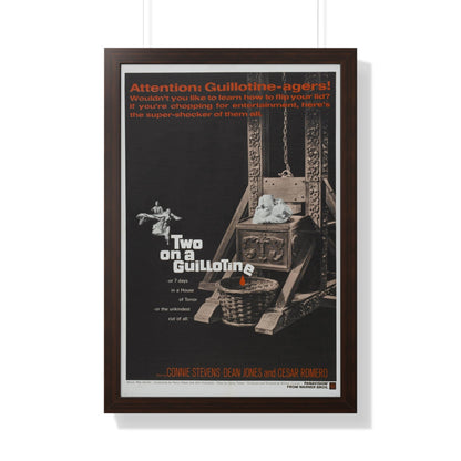 TWO ON A GUILLOTINE 1965 - Framed Movie Poster-20" x 30"-The Sticker Space