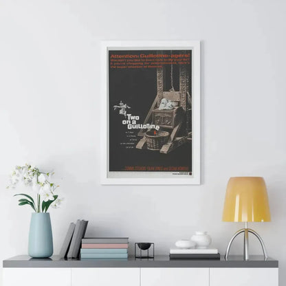 TWO ON A GUILLOTINE 1965 - Framed Movie Poster - The Sticker Space