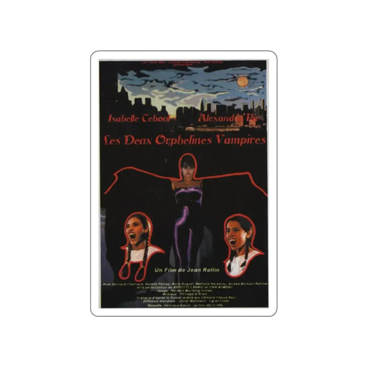 TWO ORPHAN VAMPIRES 1997 Movie Poster STICKER Vinyl Die-Cut Decal 2 Inch - The Sticker Space