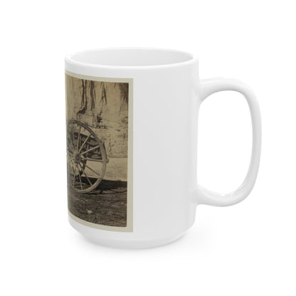 Two Wheeled Cart To Be Drawn By A Horse (U.S. Civil War) White Coffee Mug-The Sticker Space