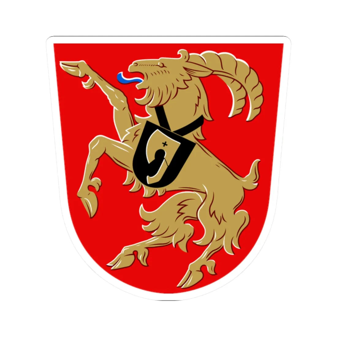 Tyrvää.vaakuna (Finland) (Coat of Arms) STICKER Vinyl Kiss-Cut Decal 2 Inch White - The Sticker Space