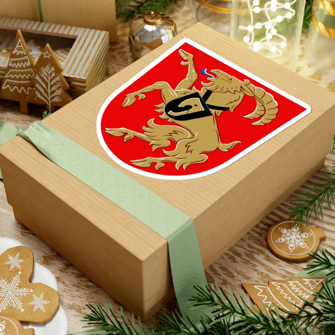 Tyrvää.vaakuna (Finland) (Coat of Arms) STICKER Vinyl Kiss-Cut Decal - The Sticker Space