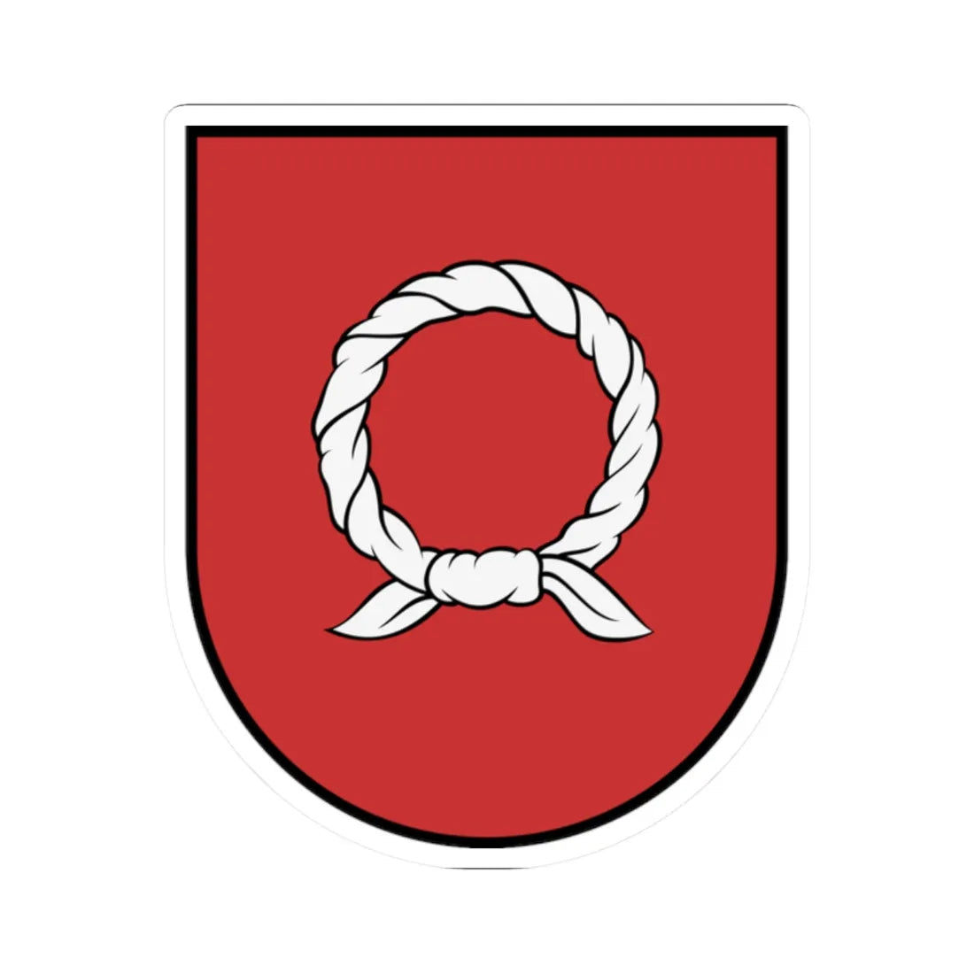 Tysmenytsia coat of arms XVII century (Ukraine) (Coat of Arms) STICKER Vinyl Kiss-Cut Decal 2 Inch White - The Sticker Space