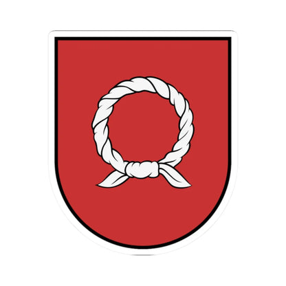 Tysmenytsia coat of arms XVII century (Ukraine) (Coat of Arms) STICKER Vinyl Kiss-Cut Decal 2 Inch White - The Sticker Space