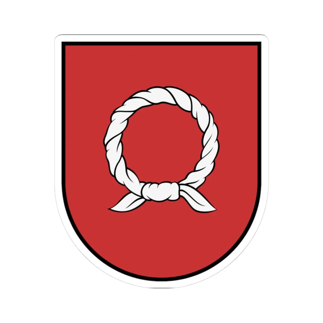 Tysmenytsia coat of arms XVII century (Ukraine) (Coat of Arms) STICKER Vinyl Kiss-Cut Decal 3 Inch White - The Sticker Space