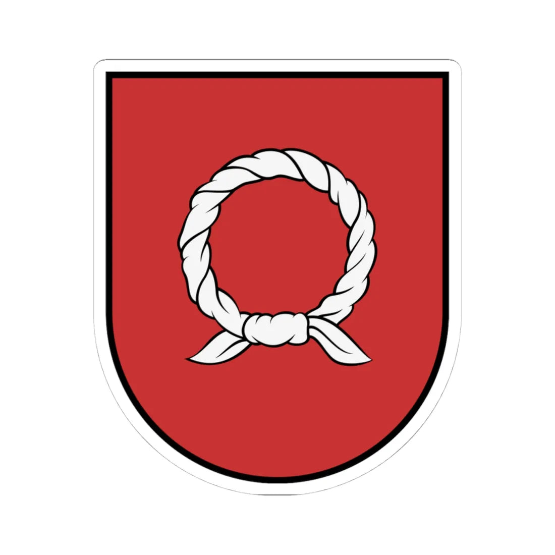 Tysmenytsia coat of arms XVII century (Ukraine) (Coat of Arms) STICKER Vinyl Kiss-Cut Decal 4 Inch White - The Sticker Space