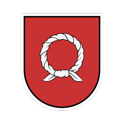 Tysmenytsia coat of arms XVII century (Ukraine) (Coat of Arms) STICKER Vinyl Kiss-Cut Decal 4 Inch White - The Sticker Space