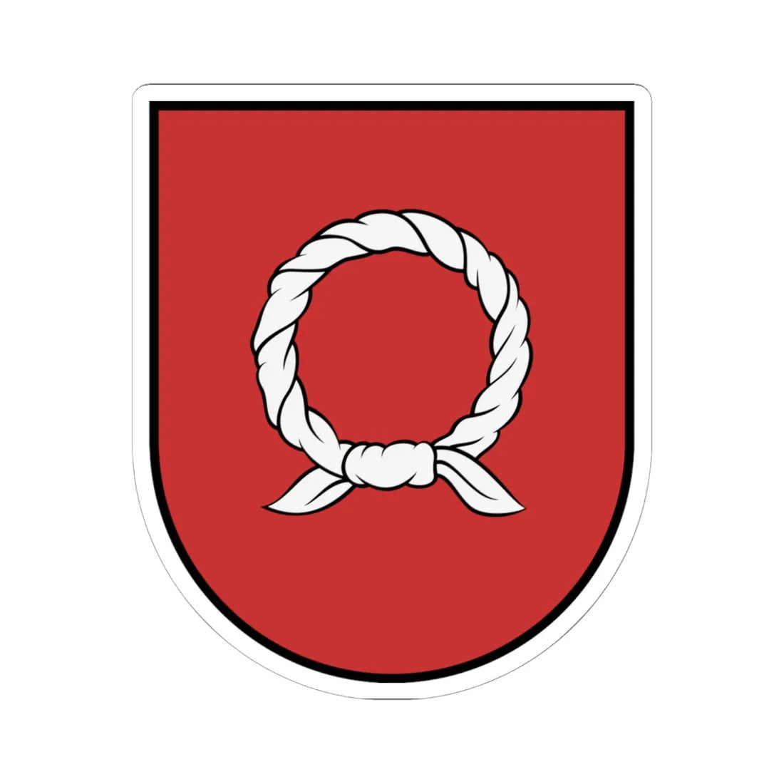 Tysmenytsia coat of arms XVII century (Ukraine) (Coat of Arms) STICKER Vinyl Kiss-Cut Decal 6 Inch White - The Sticker Space