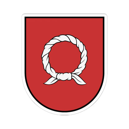 Tysmenytsia coat of arms XVII century (Ukraine) (Coat of Arms) STICKER Vinyl Kiss-Cut Decal 6 Inch White - The Sticker Space