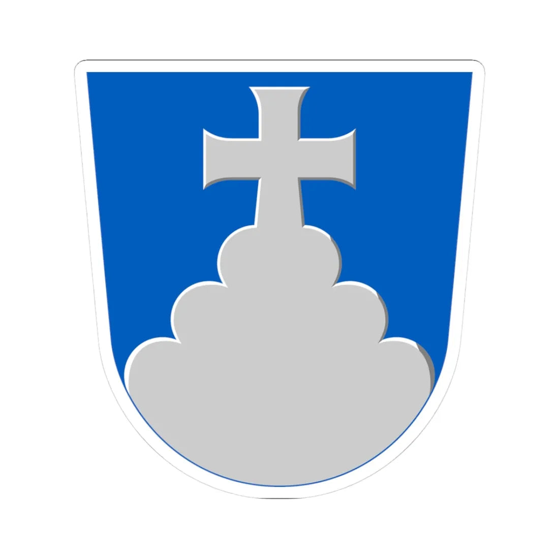 Töysä.vaakuna (Finland) (Coat of Arms) STICKER Vinyl Kiss-Cut Decal 3 Inch White - The Sticker Space